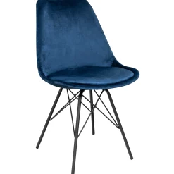 Homeville Mads velour blå/sort