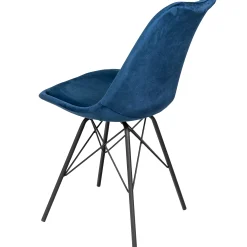 Homeville Mads velour blå/sort