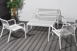 Homeville Malta med sidebord hvid