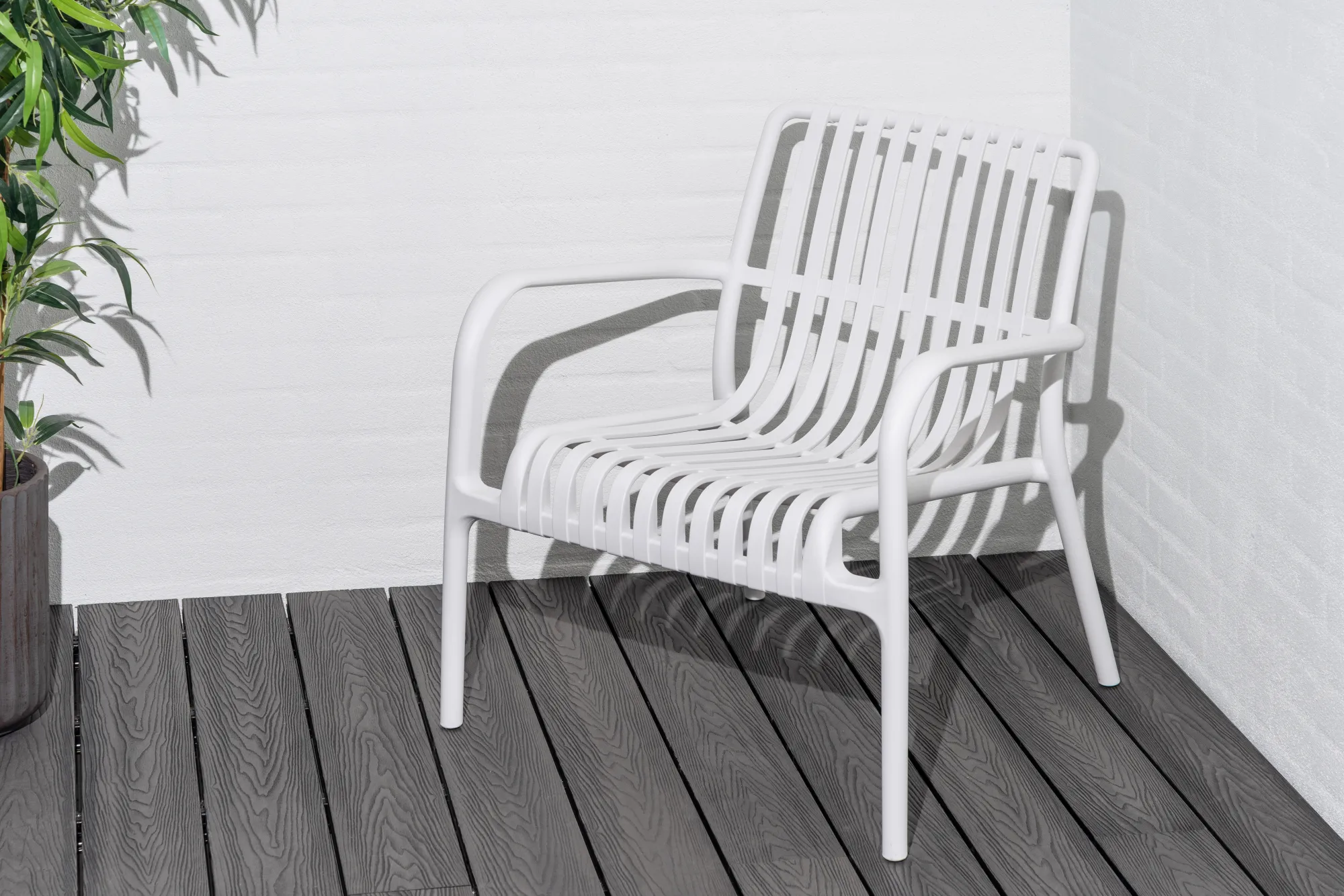 Homeville Malta med sidebord hvid