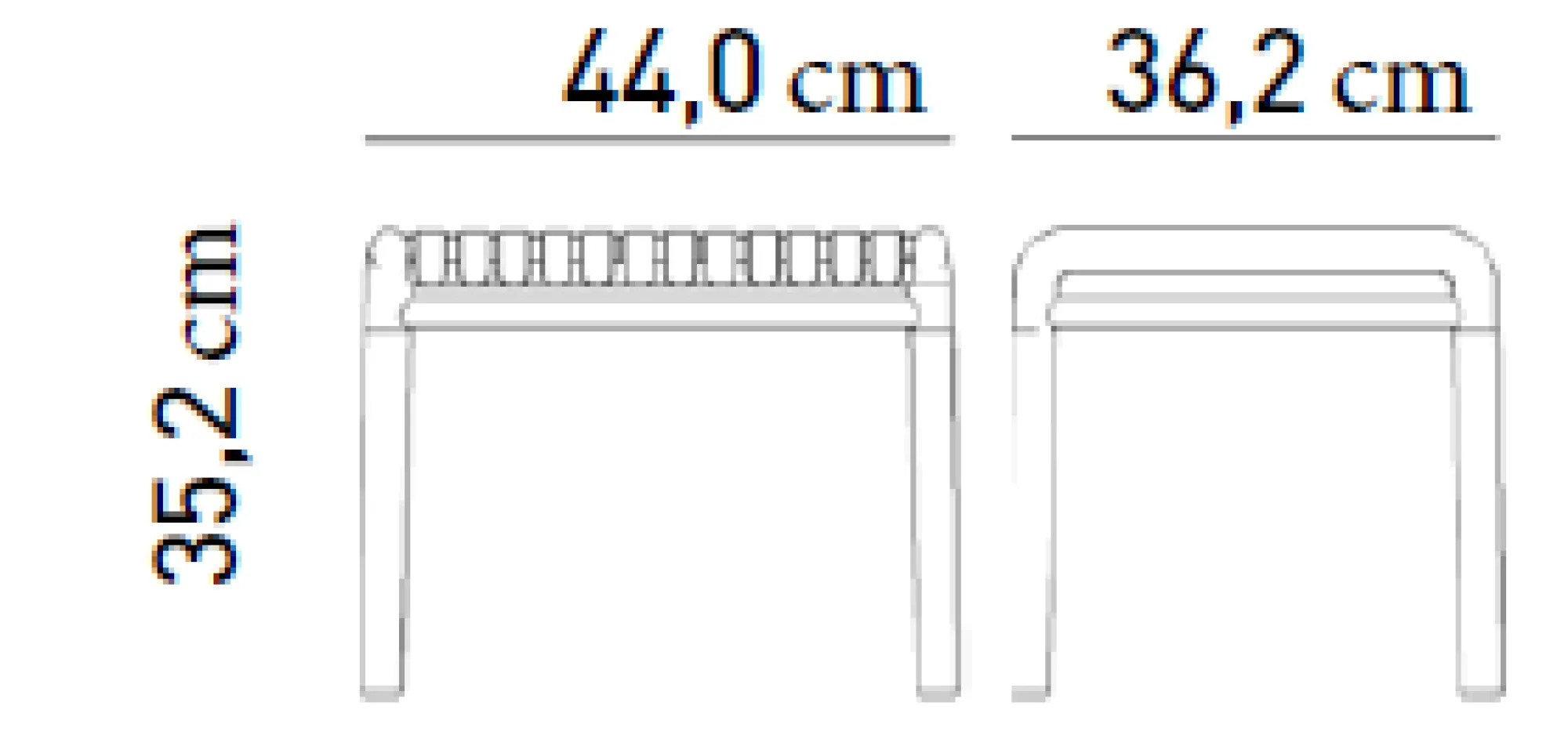 Homeville Malta sidebord grøn