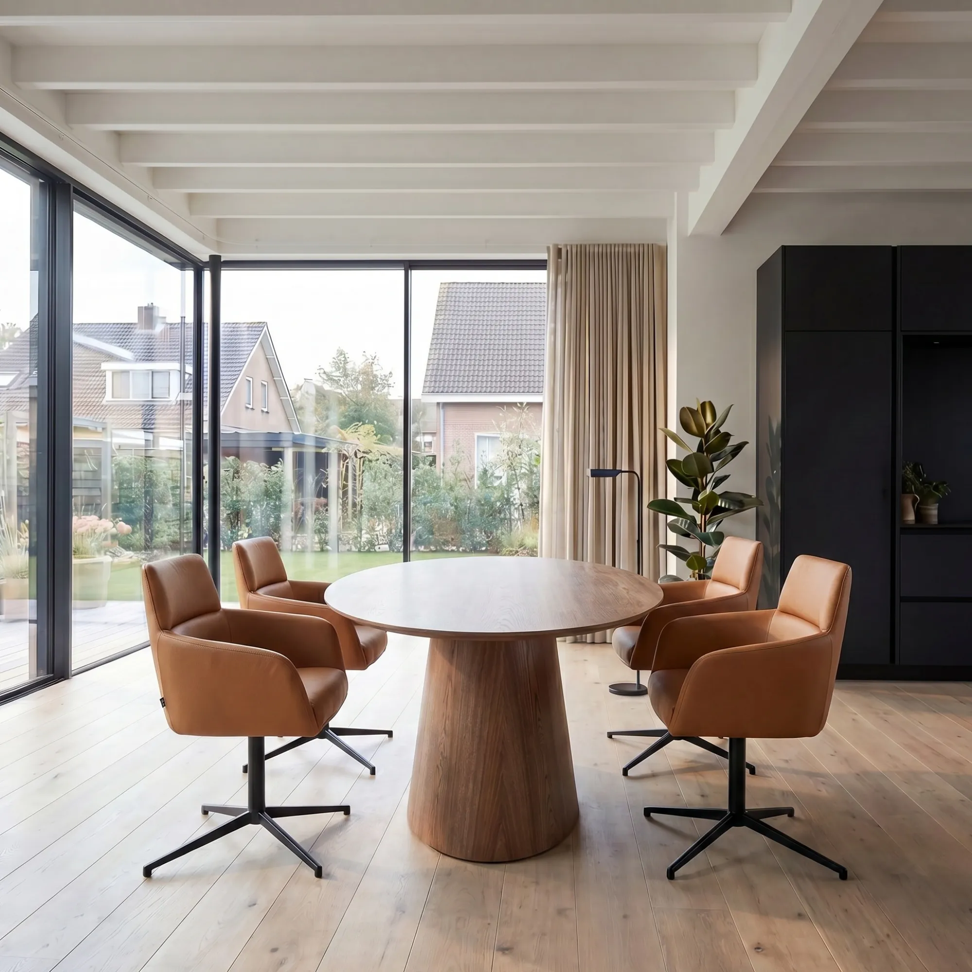 Furnhouse Marco med drejefunktion læder lysebrun