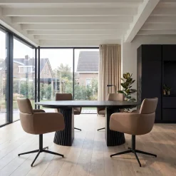 Furnhouse Marco med drejefunktion læder taupe