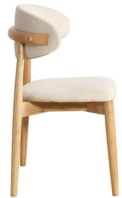 Homeville Martha velour hvid/træ natur