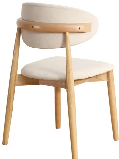Homeville Martha velour hvid/træ natur