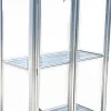 Moreland Minidrivhus med hjul poly sølv 77,6x41,5x111,1cm