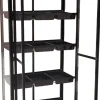 Moreland Minidrivhus poly sort 77,6x41,5x151,1cm