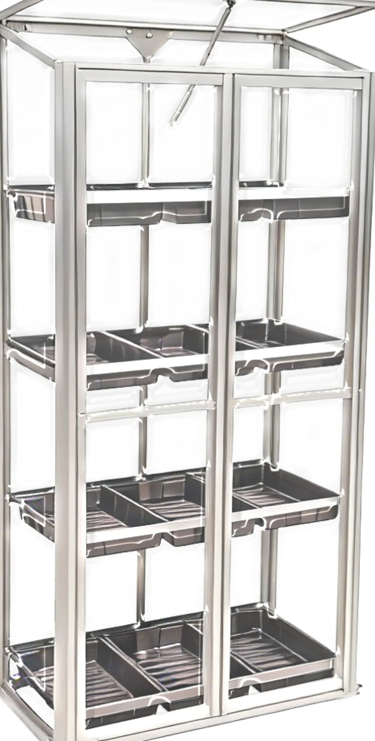 Moreland Minidrivhus poly 77,6x41,5x151,1cm