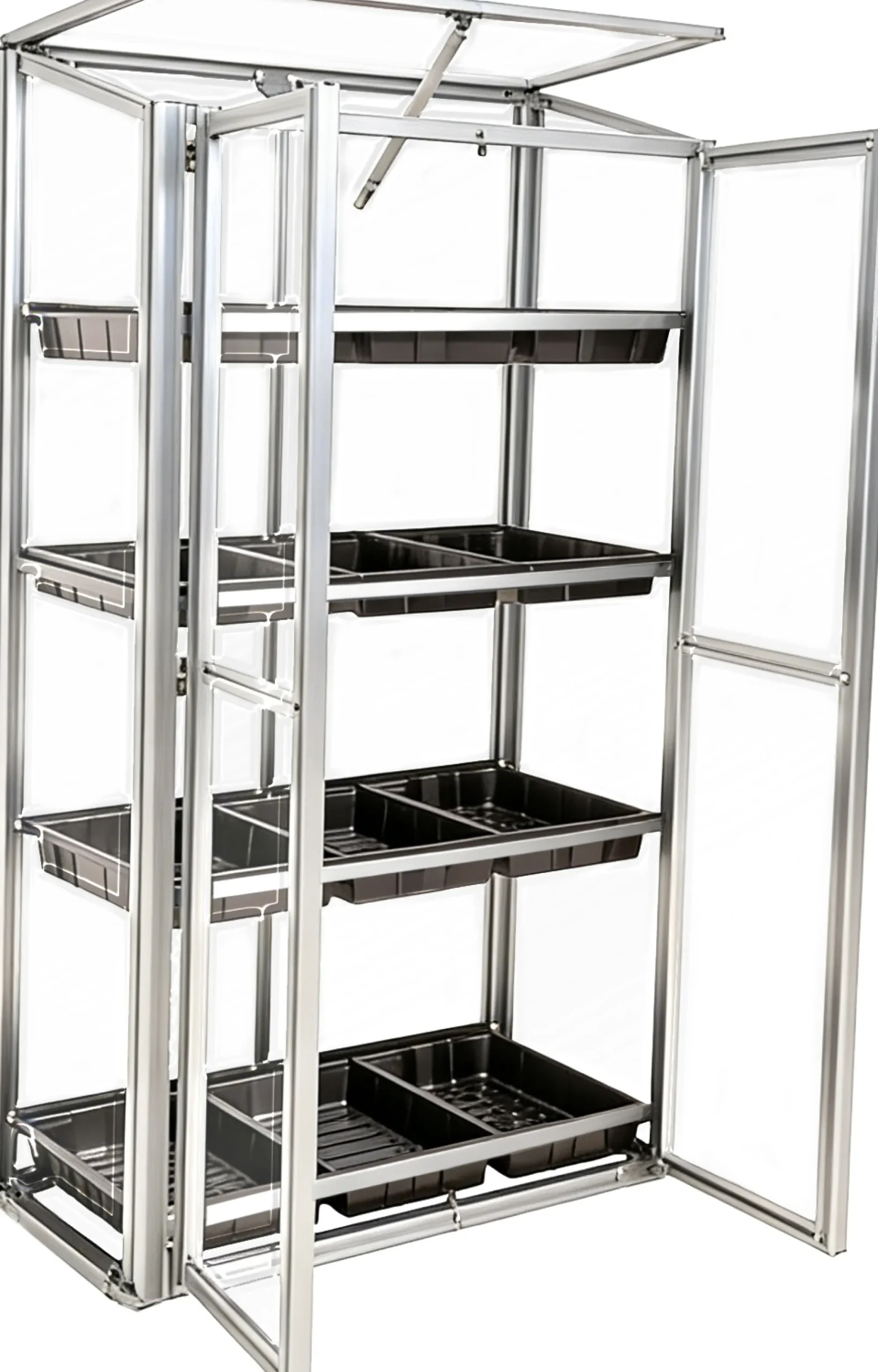 Moreland Minidrivhus poly 77,6x41,5x151,1cm