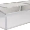 Moreland Minidrivhus sølv 120x80x37cm