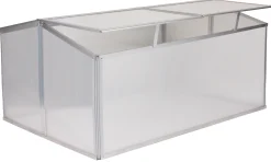 Moreland Minidrivhus sølv 120x80x57cm