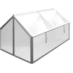 Moreland Minidrivhus sølv 120x80x67cm