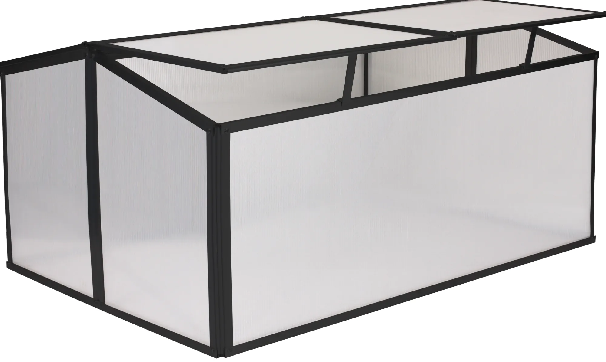 Moreland Minidrivhus sort 120x80x57cm