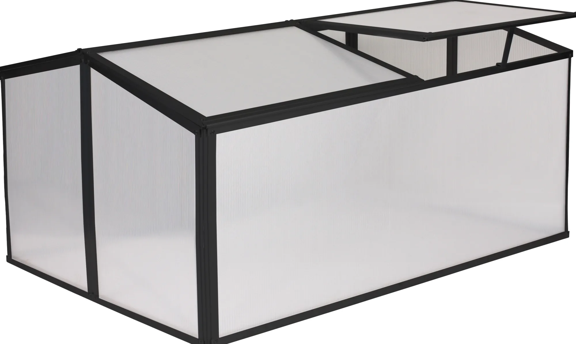 Moreland Minidrivhus sort 120x80x57cm