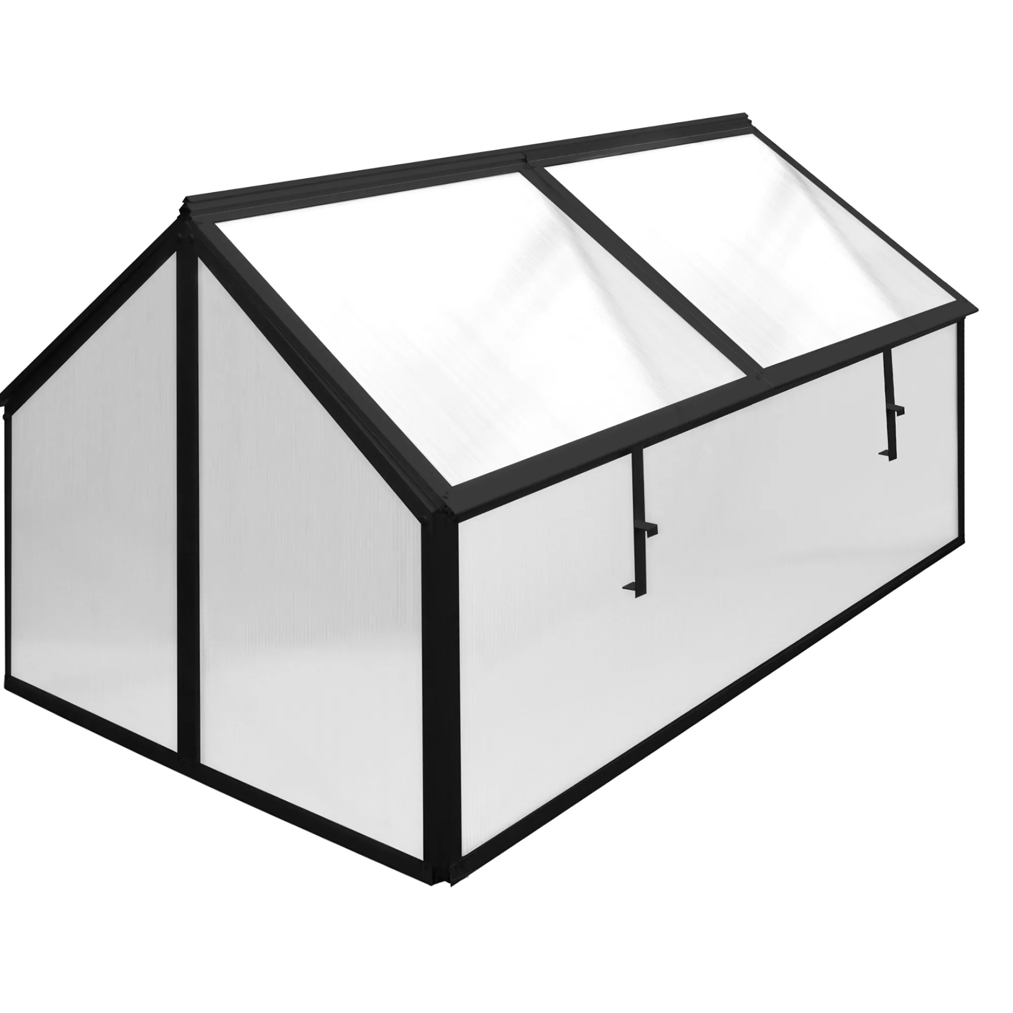 Moreland Minidrivhus sort 120x80x67cm