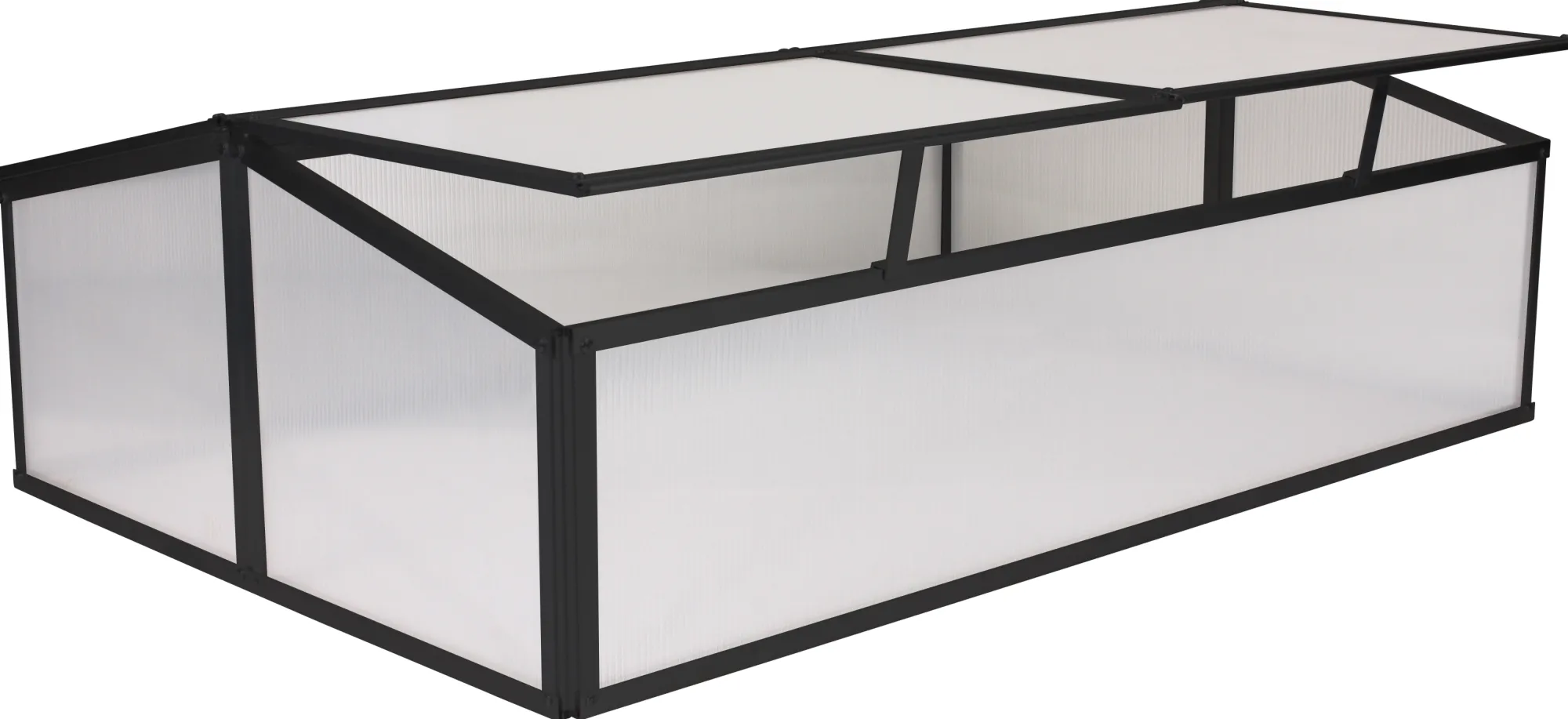 Moreland Minidrivhus sort 120x80x37cm