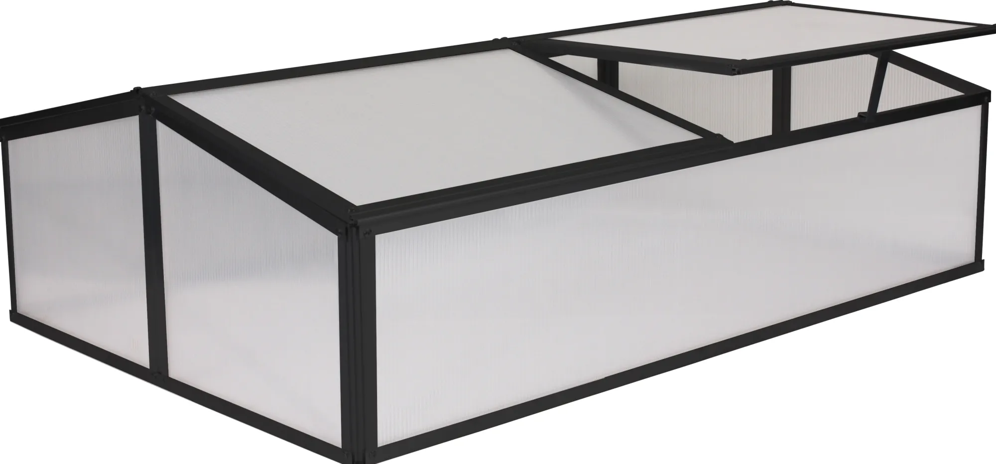 Moreland Minidrivhus sort 120x80x37cm
