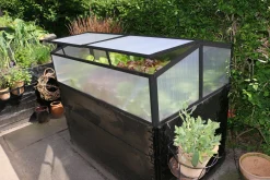 Moreland Minidrivhus sort 120x80x37cm