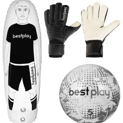 Bestplay Målmandshandske til børn + Fodbold str.5 + Airdummy 180cm