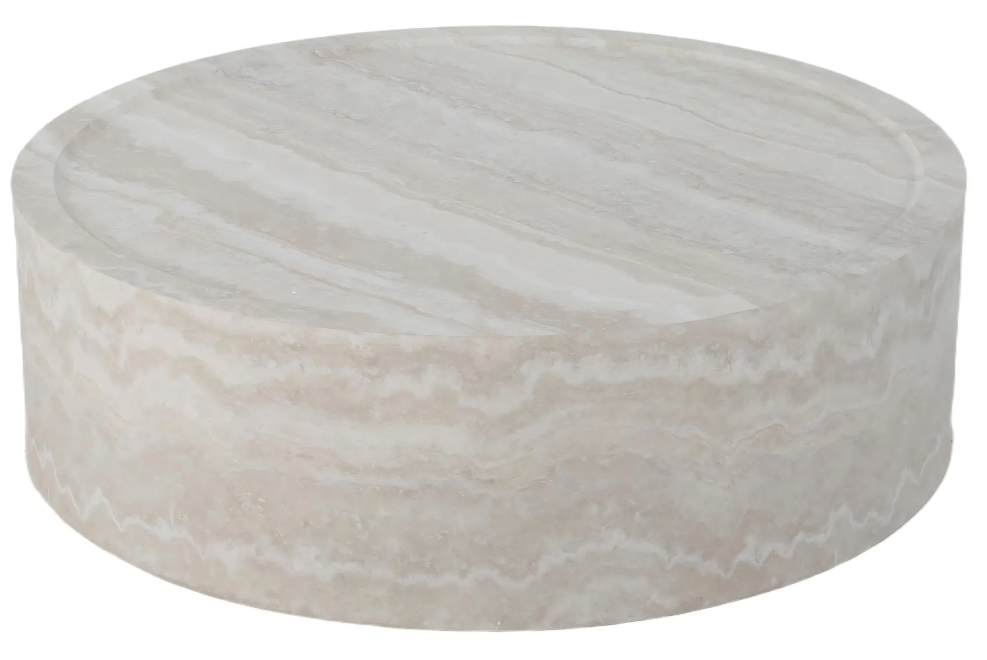 Homeville Modena beige/hvid ø80x30cm