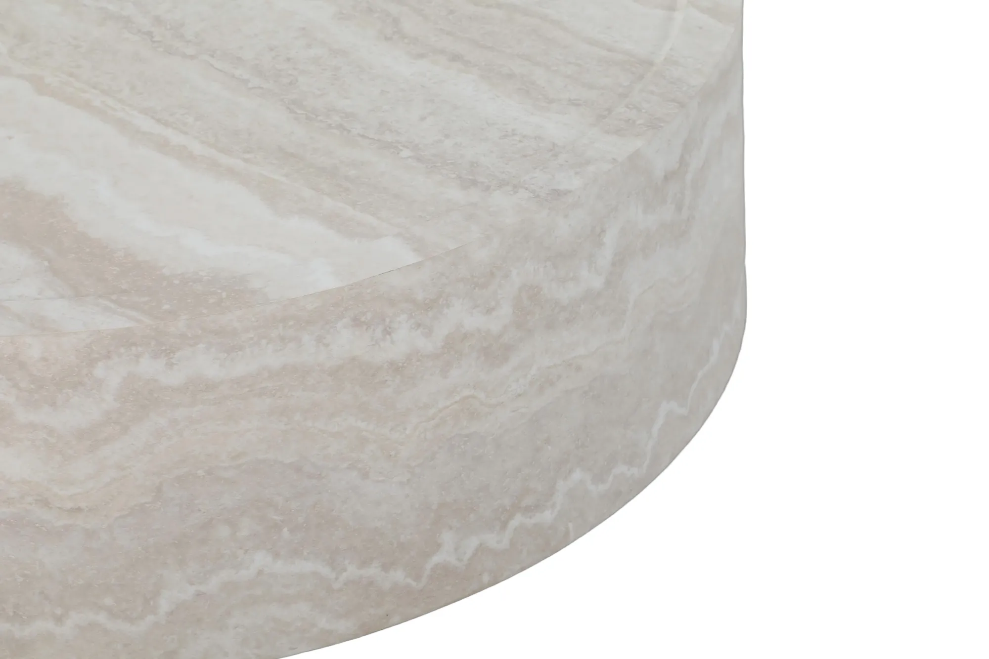 Homeville Modena beige/hvid ø80x30cm