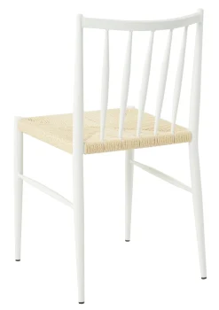 Homeville Mona med fletsæde hvid/natur