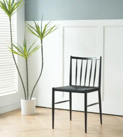 Homeville Mona med fletsæde sort