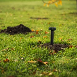 Moreland Muldvarpeskræmmer rund solcelle