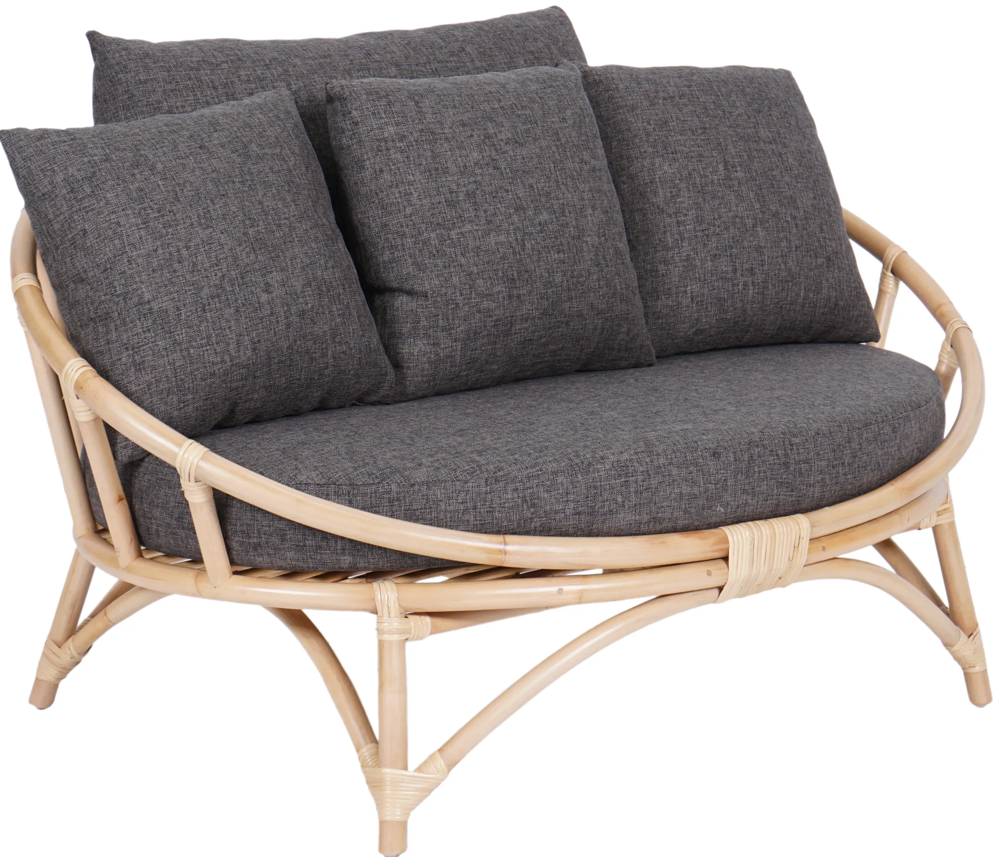 Moreland Muscat 2 pers. loungesofa mørkegrå