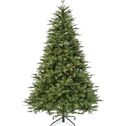 Homeville Nordisk juletræ med lys 150cm