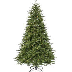 Homeville Nordisk juletræ med lys 210cm