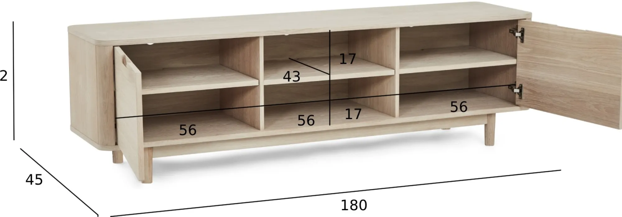 Furnhouse Nyborg eg hvidolieret