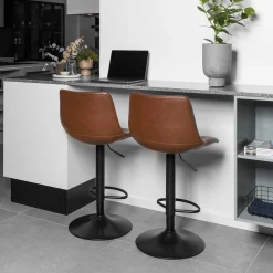 Homeville Olivia kunstlæder cognac/sort