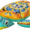 Bestway Oppustelig skildpadde flerfarvet 183x173cm