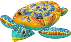 Bestway Oppustelig skildpadde flerfarvet 183x173cm