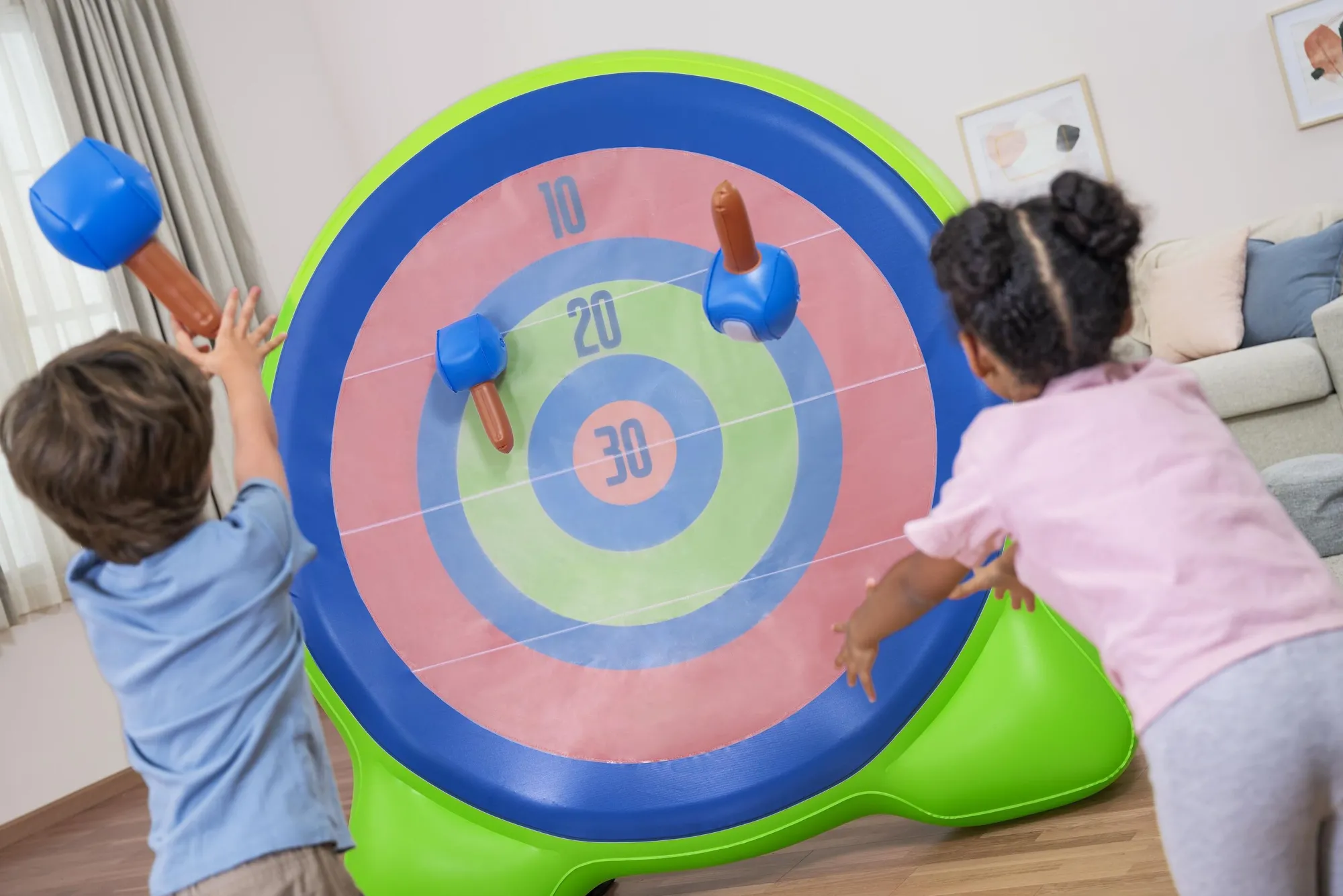 Bestway Oppusteligt dartspil 2-i-1
