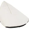 Homeville Oval sækkestol stof creme