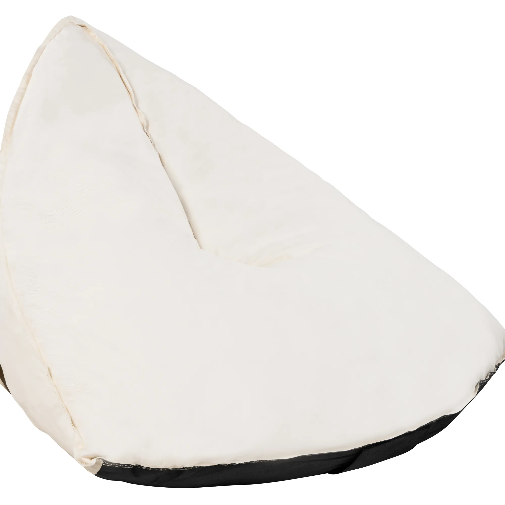 Homeville Oval sækkestol stof creme