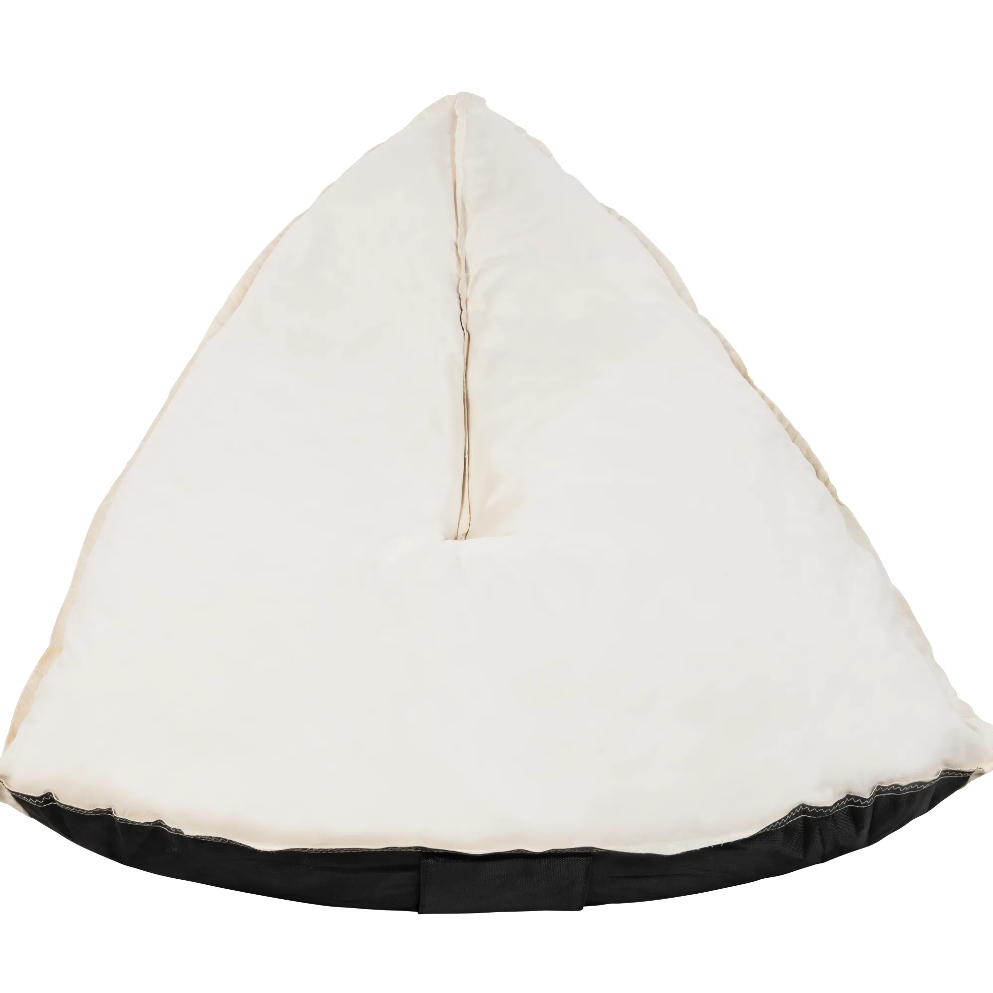 Homeville Oval sækkestol stof creme
