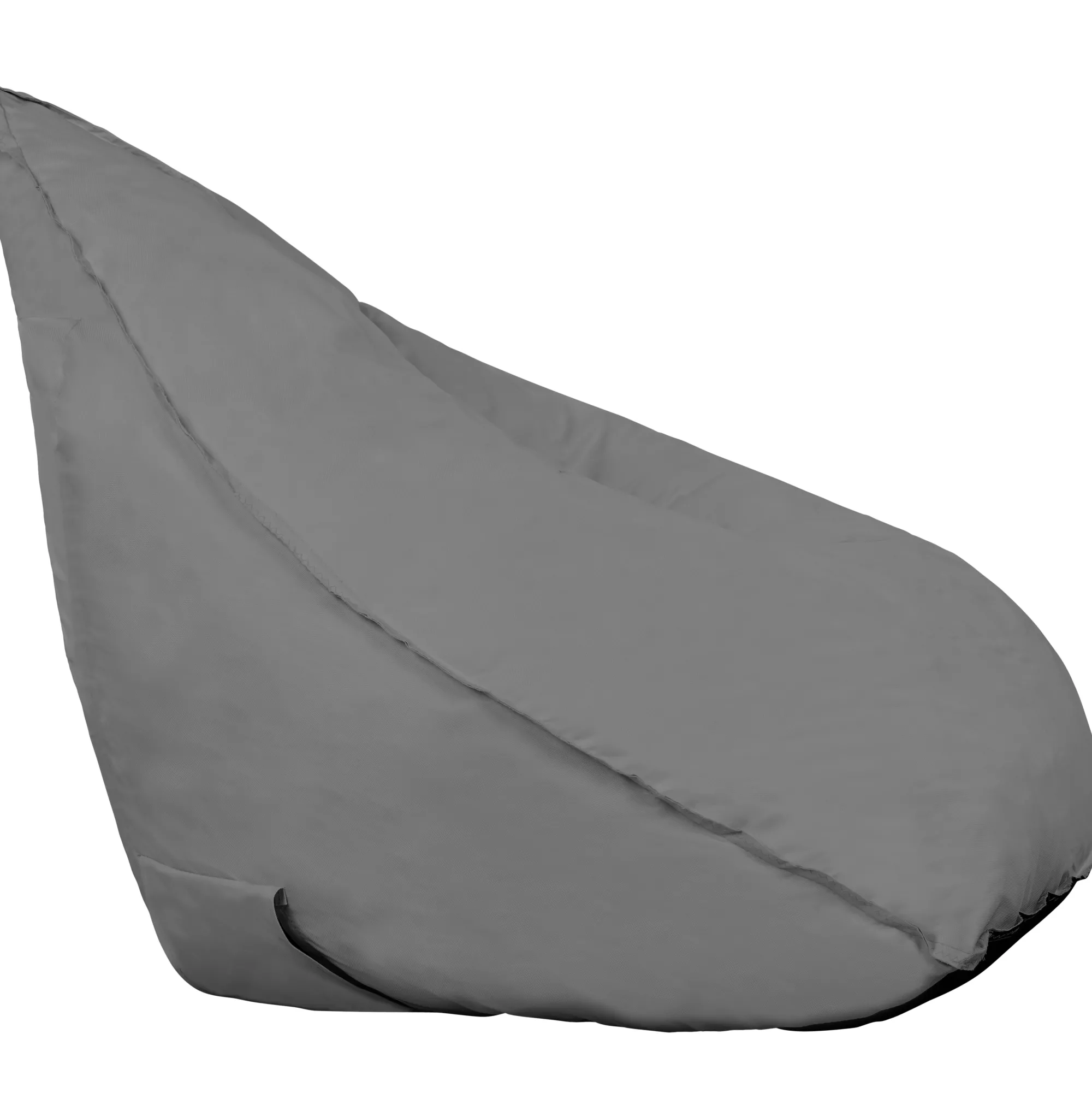 Homeville Oval sækkestol stof grå