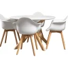 Homeville Palmi hvid/Lucas hvid/natur