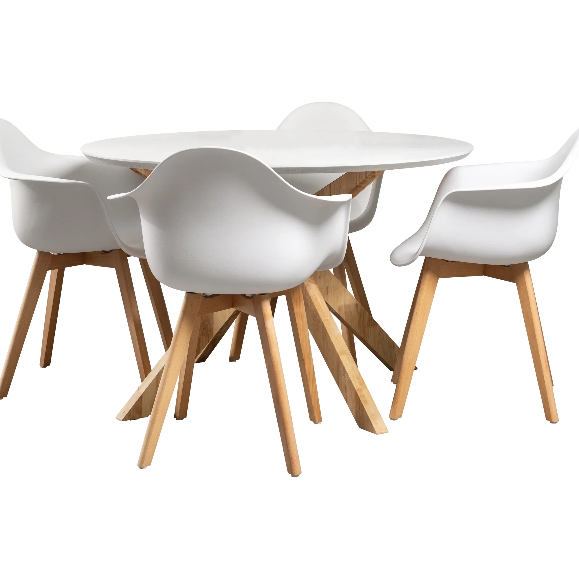 Homeville Palmi hvid/Lucas hvid/natur