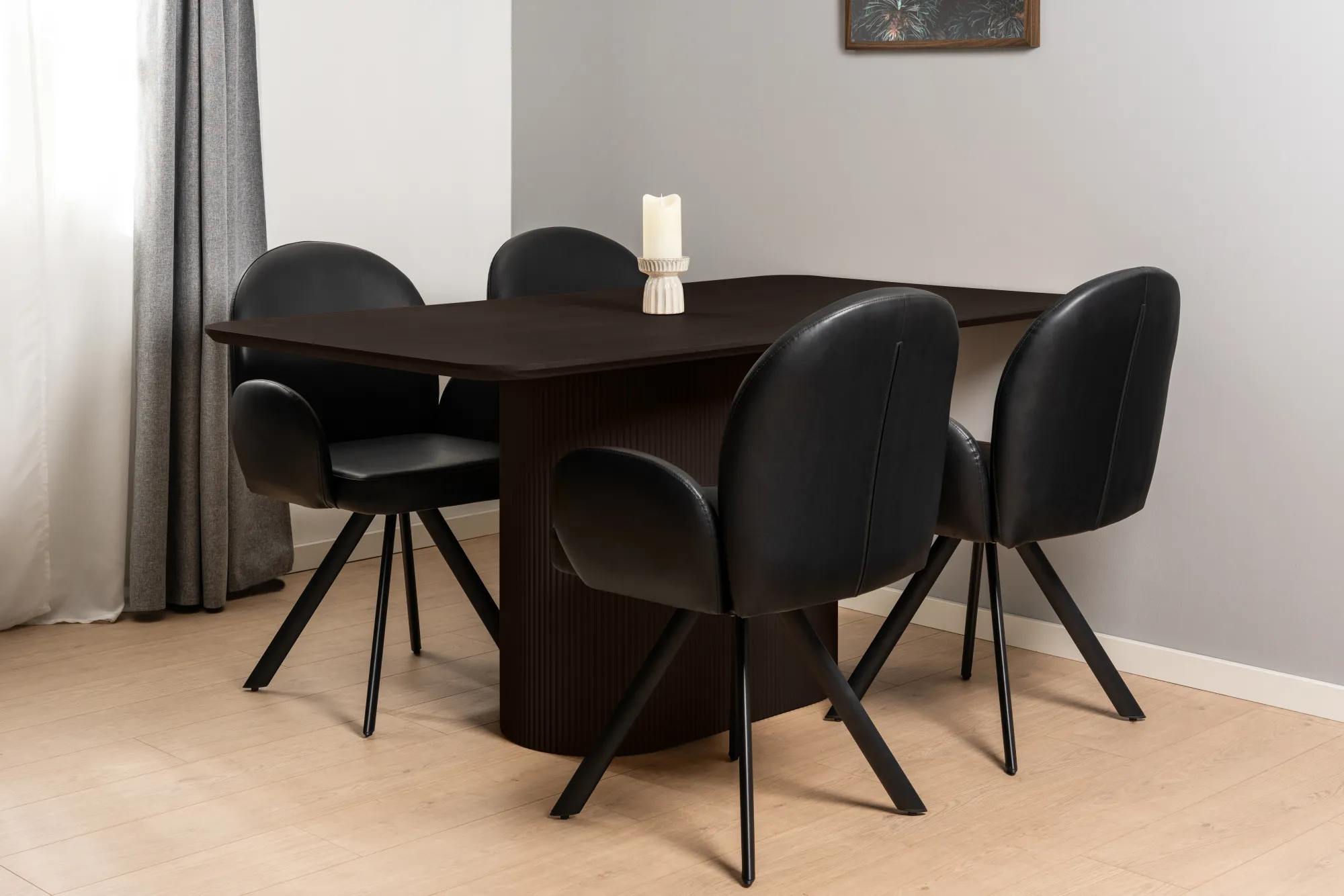 Homeville Paola 160x90x75cm eg mørkebrun/mørkebrun