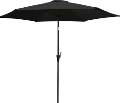 Moreland Parasol med vip sort 3m