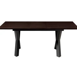 Homeville Pisa 185x90x75cm eg mørkebrun/sort