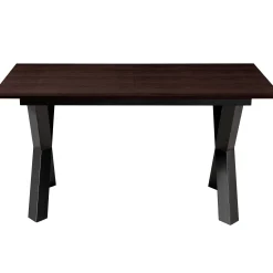 Homeville Pisa 185x90x75cm eg mørkebrun/sort