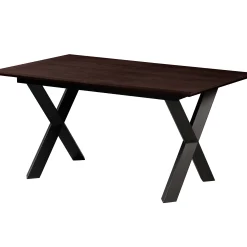 Homeville Pisa 185x90x75cm eg mørkebrun/sort
