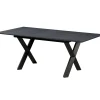 Homeville Pisa 185x90x75cm eg smoked/sort
