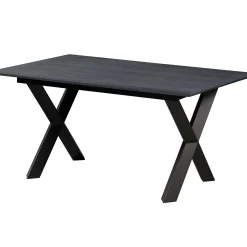 Homeville Pisa 185x90x75cm eg smoked/sort