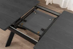 Homeville Pisa 185x90x75cm eg smoked/sort